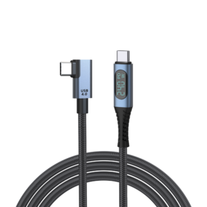 DroiX USB 4.0 Type-C Cable - L-Shape