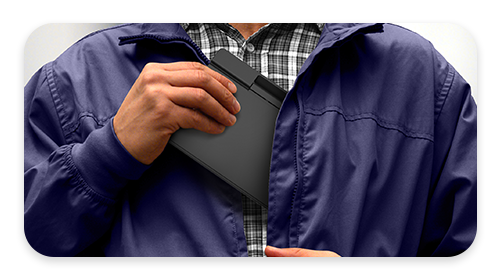 Mini laptops, the best of both, small yet powerful and extremely portable.